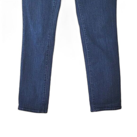 ANN TAYLOR The Slim Curvy Fit Petite Dark Blue Denim Jeans size 6P - Picture 3 of 10